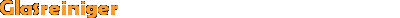 Glasreiniger